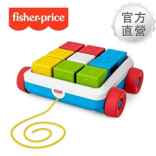 【Fisher price 費雪】三合一積木車(幼兒玩具/早教啟蒙/感覺啟蒙/寶寶玩具)