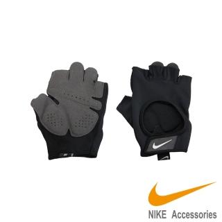 【NIKE 耐吉】手套 女 訓練手套 半指手套 運動手套 WOMENS GYM ULTIMATE FITNESS 黑 N0002778010