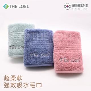【THE LOEL】韓國精梳紗毛巾(薄荷綠、藍色、粉色)