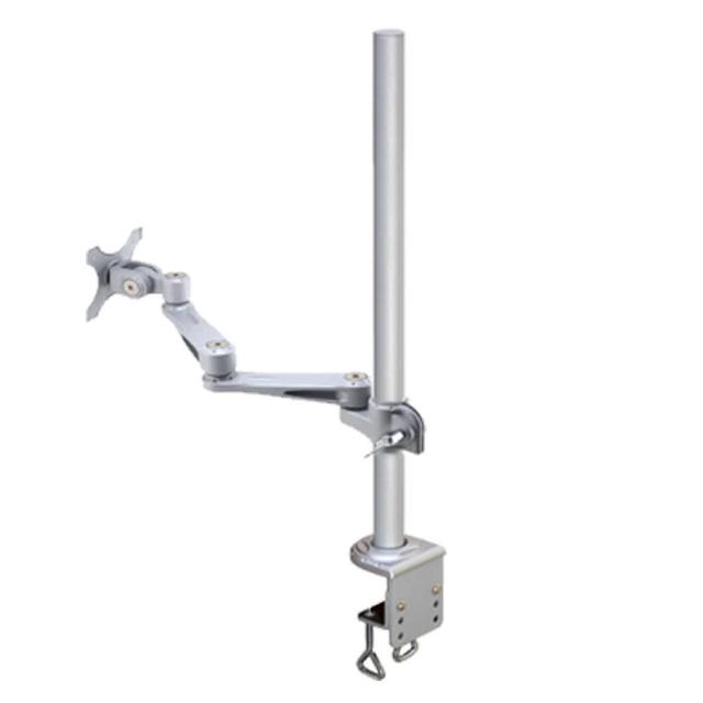 【LINDY 林帝】LINDY 林帝 台灣製 長旋臂式螢幕支架+70cmC型夾鉗式支桿 組合 40693+40696