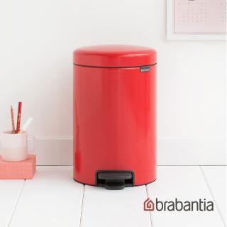 【Brabantia】NEWICON環保垃圾桶-12L熱情紅