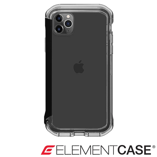 Element Case iPhone 11 Pro Max Rail(神盾軍規殼 - 晶透黑)