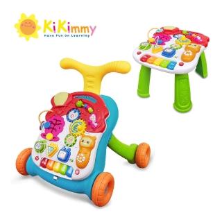 【kikimmy】寶寶三合一音樂助步車(聲光遊戲盤+遊戲桌+學步車)