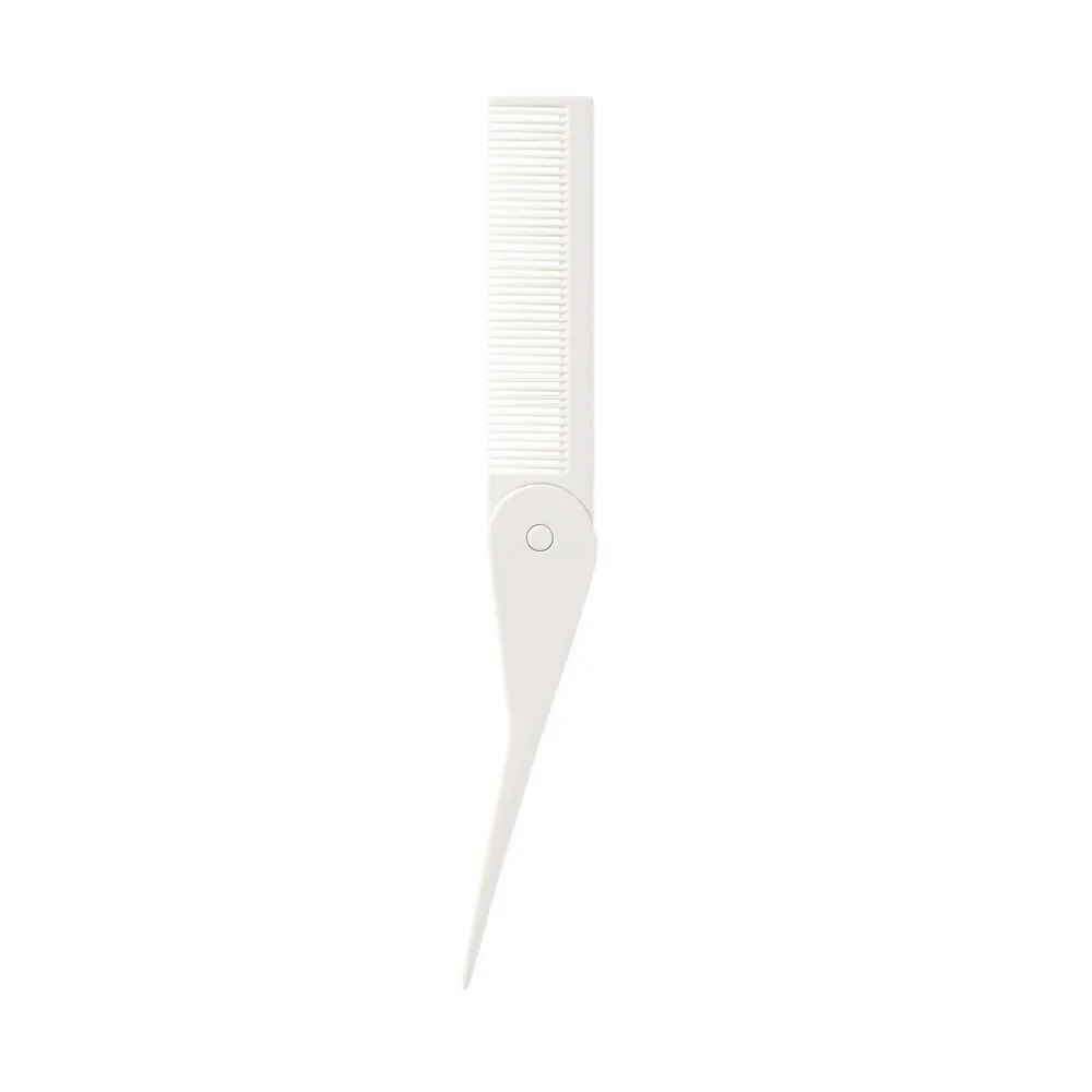 【MUJI 無印良品】聚丙烯折疊式扁梳/全長約21cm