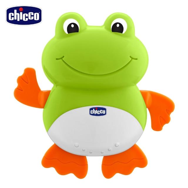 【Chicco 官方直營】動感青蛙洗澡玩具