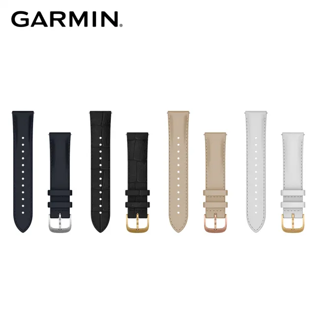 【GARMIN】Quick Release 20 mm vivomove Luxe 皮革錶帶