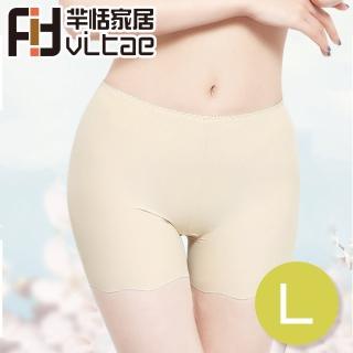 【Fit Vitae羋恬家居】舒心冰絲無痕安全褲/防走光褲(L-二入組)