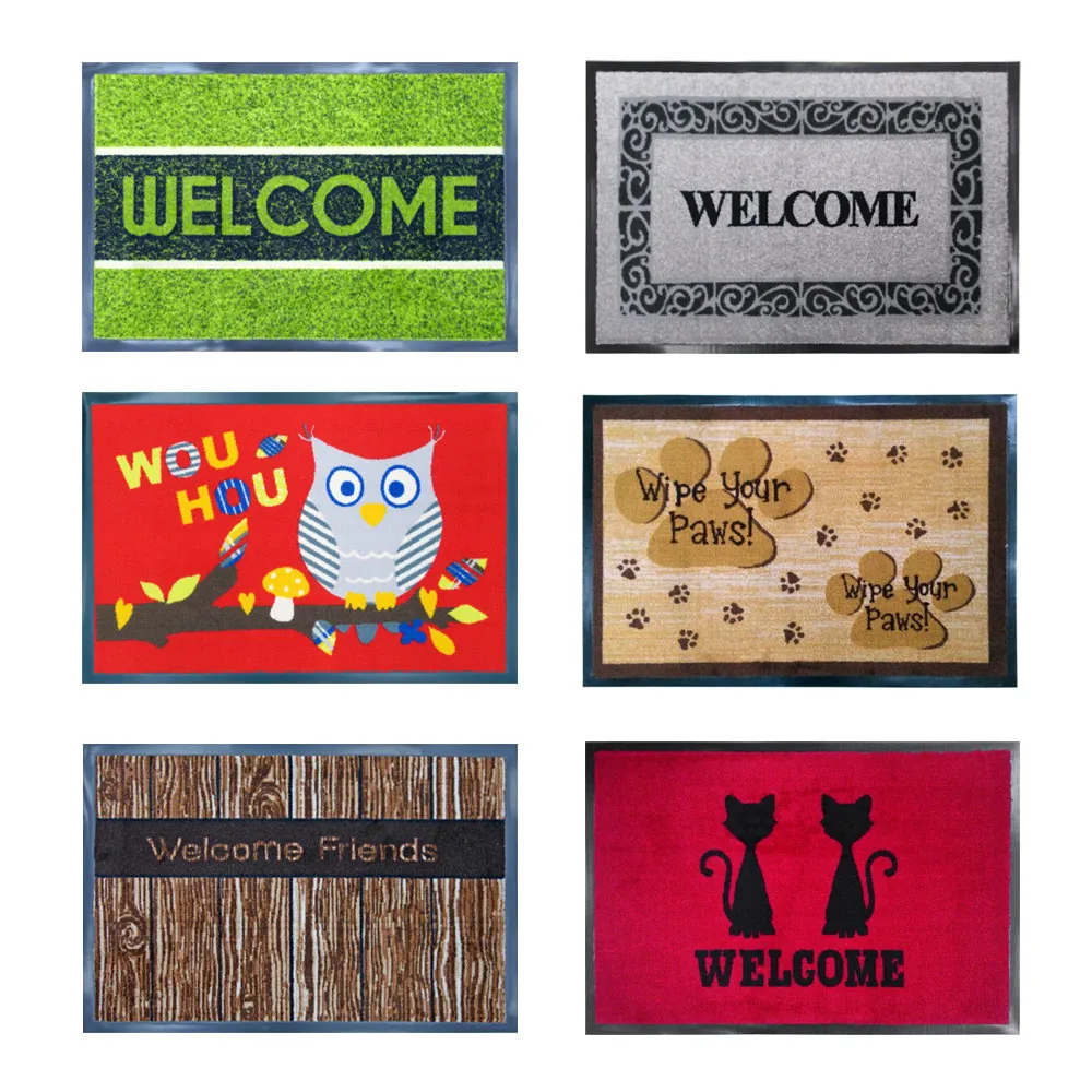 【范登伯格】WELCOME-PVC吸水刮泥地墊(60x90cm/共六款)