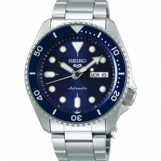 【SEIKO 精工】5 Sporst 藍水鬼機械腕錶x42.5mm(SRPD51K1/4R36-07G0B)