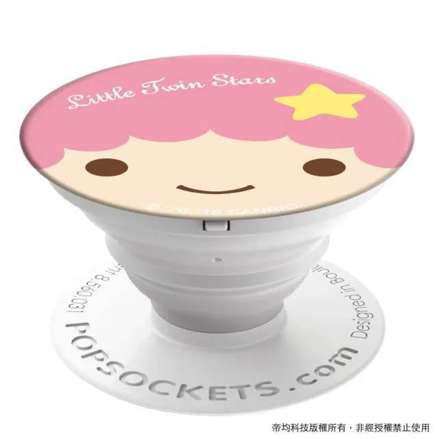 【PopSockets 泡泡騷】美國 No.1 時尚手機支架-雙子星-經典LALA