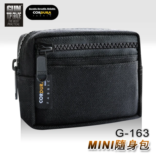 【GUN】Mini黑色隨身包 GUN #G-163(黑色)