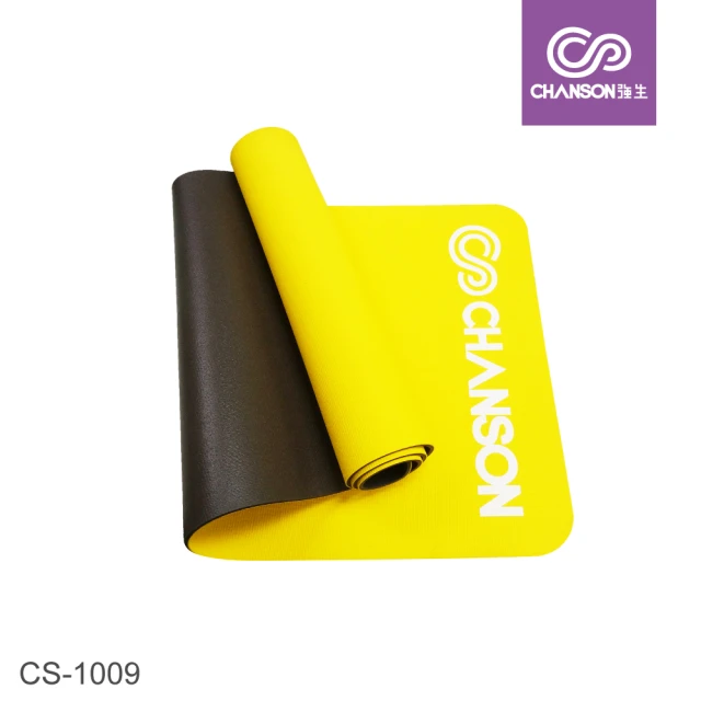 【CHANSON 強生】ECO密緻減震瑜珈墊-厚度6mm(CS-1009 台灣製造 環保)