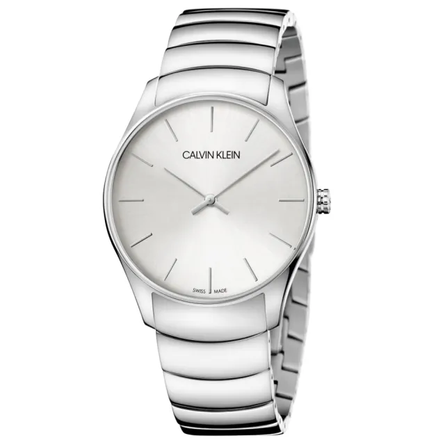 【Calvin Klein】CK經典簡約時尚腕錶38mm(K4D21146)