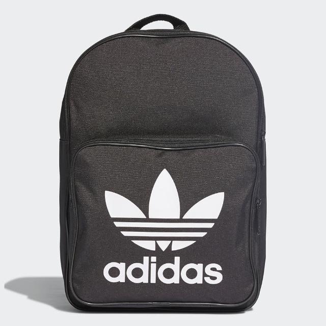 【adidas 愛迪達】BACKPACK CLASSIC TREFOIL 黑色 後背包 男女款(DW5185)