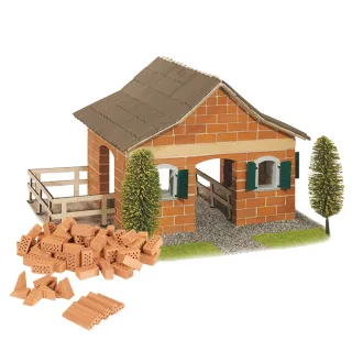 【德國 teifoc】DIY益智磚塊建築玩具-大型馬廄(TEI4950)