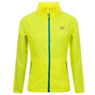 【MAC IN A SAC】中性款輕巧袋著走防水透氣外套(MNS089螢光黃/輕量/收納體積小/戶外/休閒)