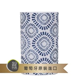 【MioMall 米歐廣場】舒蕾馬Sorema 地中海磁磚風INDIGO 漱口杯/牙刷架/牙杯(★奢華渡假飯店衛浴品味★)