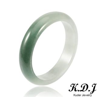 【K.D.J 圓融珠寶】冰種藍水翡翠手鐲玉鐲天然A貨(一半大海一半藍天)