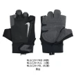 【NIKE 耐吉】男終極健身手套-重量訓練 半指手套 黑橘(NLGC2074XL)