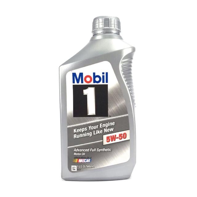 【MOBIL 美孚】MOBIL1 5W50 SN 1L 長效型機油 整箱6瓶(車麗屋)