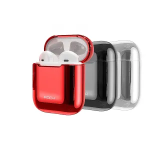 【ROCK】Apple 一代/二代 AirPods 電鍍保護殼
