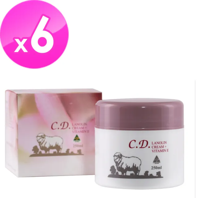【Natures Care】C.D. 綿羊霜含維他命E-2026年10月到期(6入組 250g/罐)