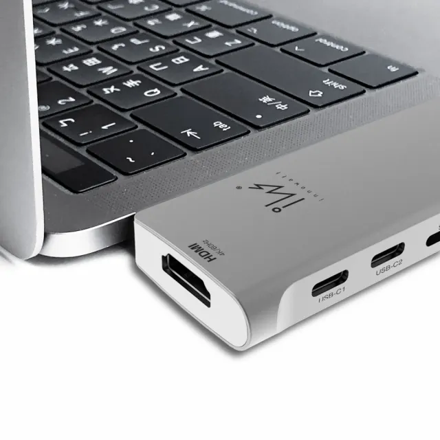 【Innowatt】THE DOCK U TB-71U 七合一 USB-C HUB集線器 for MacBook Pro/Air(HDMI/雙USB-C PD充電/讀卡機)