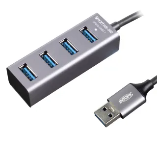 【INTOPIC】HB-560 4孔 USB HUB集線器(USB3.1/鋁合金)