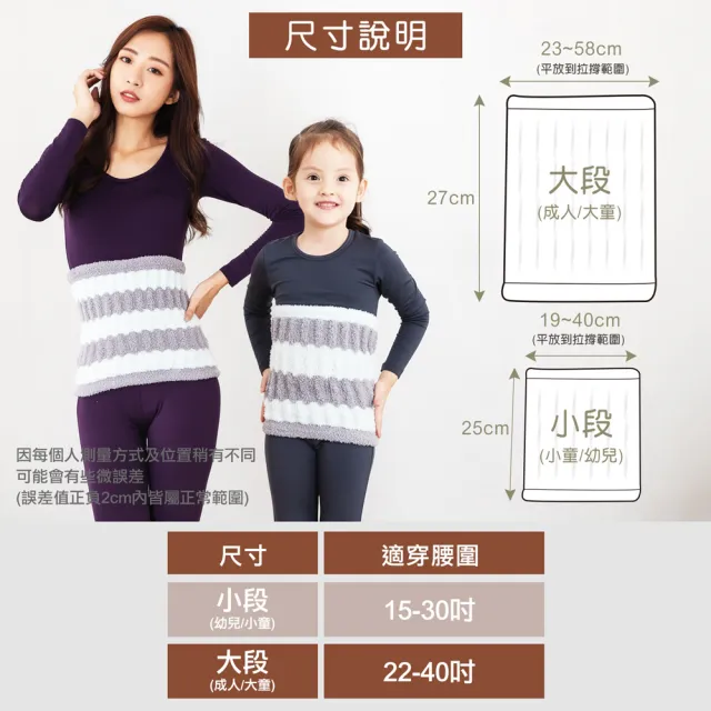 【GIAT】2件組-雲朵柔細Q彈暖心肚圍(台灣製MIT)