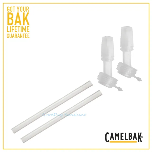 【CAMELBAK】eddy+ 兒童系列 咬嘴吸管組含2咬嘴及2吸管 白(CB2298101000 配件)