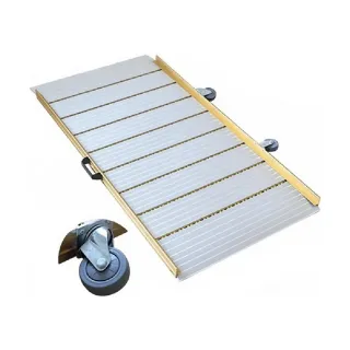 【海夫健康生活館】通用無障礙 單片式 易移動 攜帶式 斜坡板(S-160)