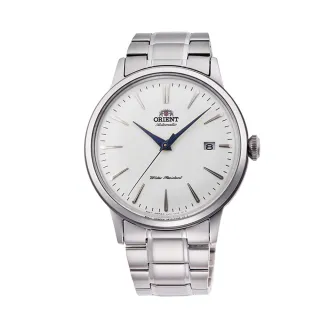 【ORIENT 東方錶】ORIENT 東方錶 DATEⅡ系列 機械錶 鋼帶款 白色 - 40.5mm(RA-AC0005S)