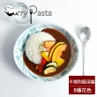 【日本 Natural69】波佐見燒 CurryPasta系列 圓形深盤 陶瓷盤 菜盤 圓盤 深盤 20cm(日本製)
