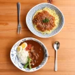 【日本 Natural69】波佐見燒 CurryPasta系列 圓形深盤 陶瓷盤 菜盤 圓盤 深盤 20cm(日本製)