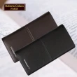 【Roberta Colum】諾貝達專櫃皮夾 進口軟牛皮長夾 長版皮夾(25008-1黑色)