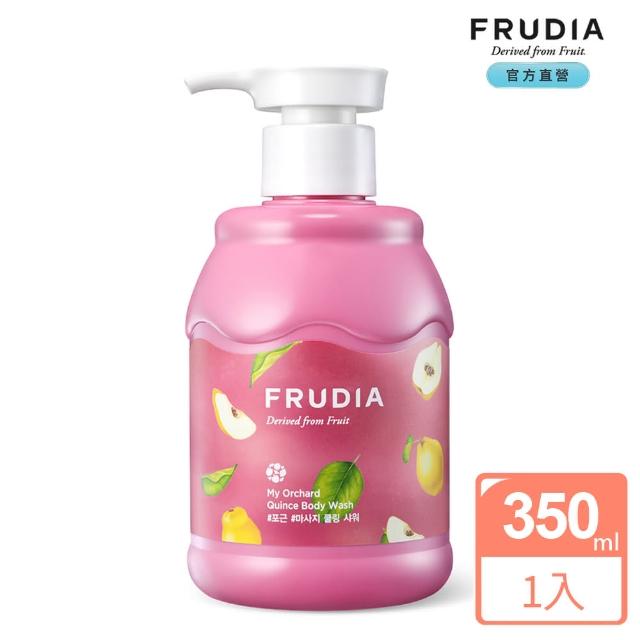 【FRUDIA】友肌舒果 香蜜沐浴乳（木梨｜涼感舒緩）350ml(涼感舒緩沐浴乳)