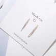 【Emi 艾迷】愛的迫降孫藝珍同款優雅弧形氣質鋯石925銀針耳環