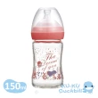 【KU.KU. 酷咕鴨】夢想樂章寬口玻璃奶瓶150ml(月光藍/早春粉/原野綠)