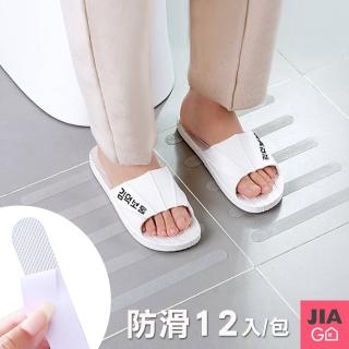 【JIAGO】透明防水防滑貼條-12入/包