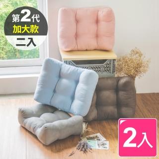 【完美主義】小資女必備第二代素色加寬加高腰枕/腰靠墊/抱枕/紓壓枕-2入組(四色可選)