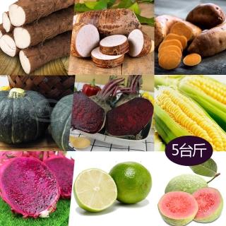 【果之家】健康輕食自助蔬果箱5臺斤(周周購)