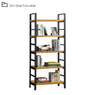 【柏蒂家居】庫珀工業風2.7尺工業風高書架/展示置物架
