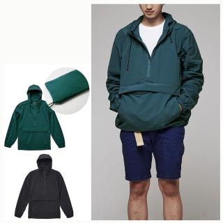 【United Athle】機能可收納口袋連帽風衣 日系夾克(oversize 防撥水 連帽外套)