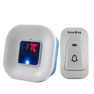 溫度感測插電式無線數位緊急看護門鈴(B1-18)