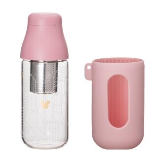 【TOAST】SCENE 隨身玻璃茶瓶 500ml 粉-黃金比例
