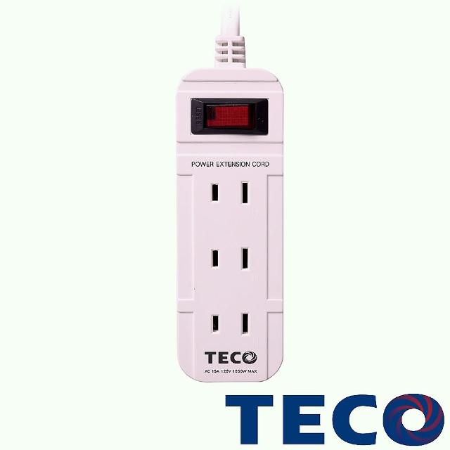 【TECO 東元】一開三插轉接電源線組(XYFWL213T6)