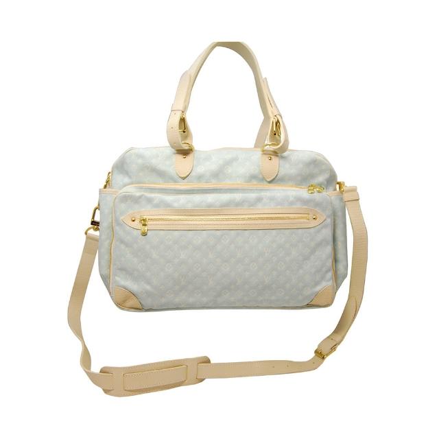 LV LOUIS VUITTON路易威登 M95256 Mini Lin DIAPER BAG 波士頓媽咪包