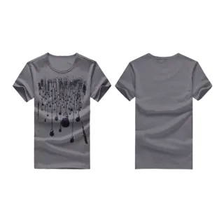 【樂邦】潮流男款圓領短袖棉T/2入(男 上衣 短袖t恤 男生短袖 素T 短T-Shirt)