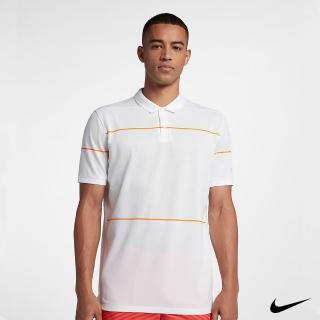 【NIKE 耐吉】Nike Golf 男 運動機能休閒短袖POLO衫/高爾夫球衫 白 AT3885-100