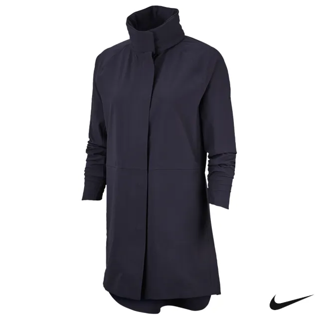 【NIKE 耐吉】Nike Golf 女 防風防水運動機能長版外套 深灰 AV3698-015